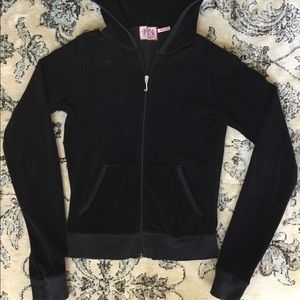 Black Juicy Couture velour jacket